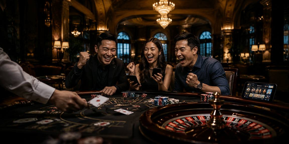 Bermain dengan Dealer Nyata di Meja Langsung royaltoto